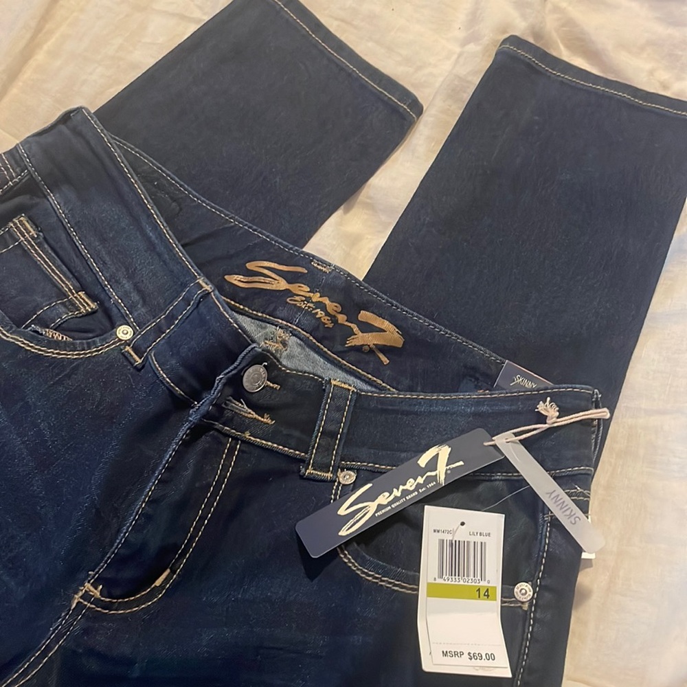 NWT SEVEN7 jeans size 14 skinny
